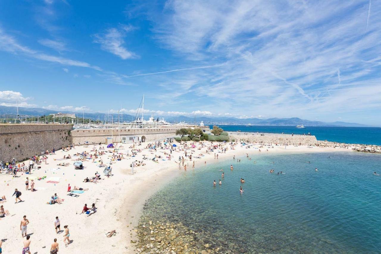 Appartement 4 Personnes Vue Mer Remparts Antibes Dış mekan fotoğraf