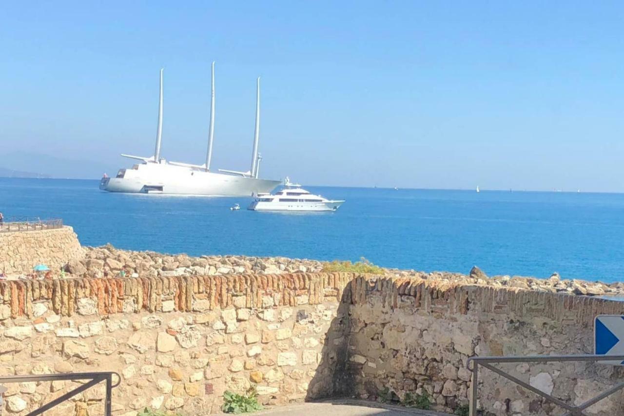 Appartement 4 Personnes Vue Mer Remparts Antibes Dış mekan fotoğraf